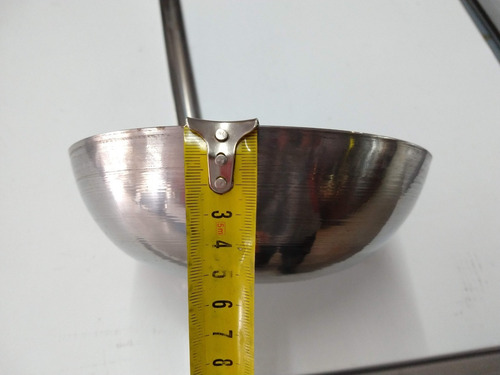 Imagen 8 de 9 de Cucharon 18 Cm Salsero Acero Inoxidable Gastronomico