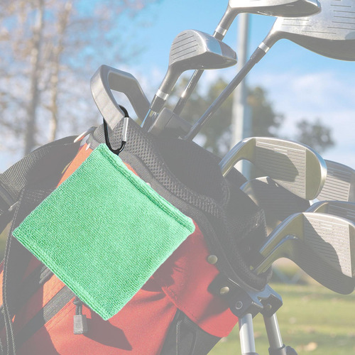 2 Toalla De Pelota De Golf Con Clip, Toalla De Limpieza