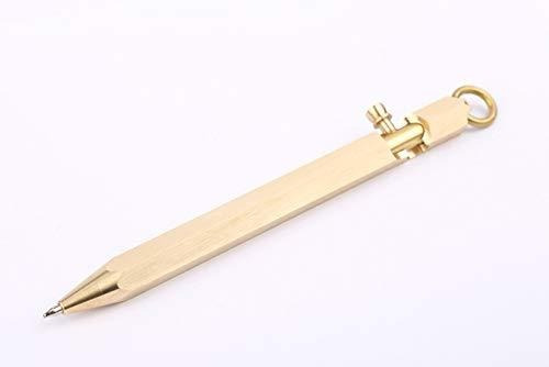 Bolígrafo - Ekloen Solid Brass Pen, Portable Delicate Signat