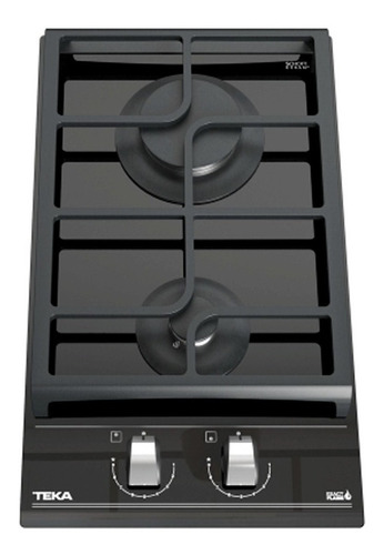 Fogão cooktop com alimentação gás - Teka GZC 32300 XBB cor preto - 2 queimadores