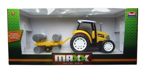 Trator Maxx Arado De Brinquedo Usual Plastic 262