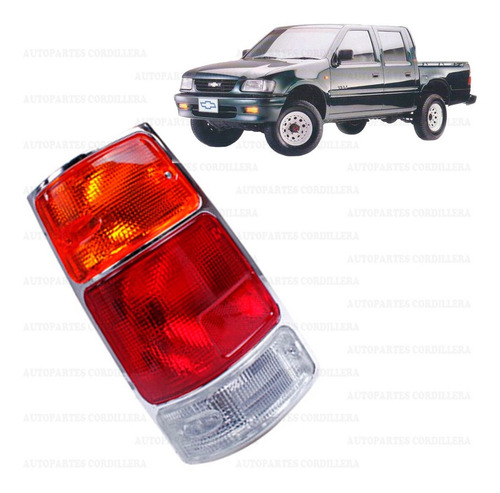 Farol Trasero Izq. Cromado Para Chevrolet Luv 2.3  1989 1996