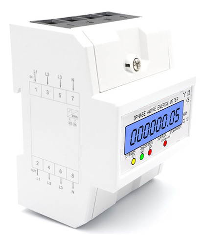 Medidor Eléctrico Lcd 220/380v Display Meter Energy