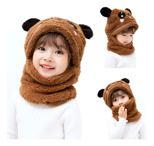 Gorros De Forro Polar Para Niñas Y Niños, Gorros De Lana Par