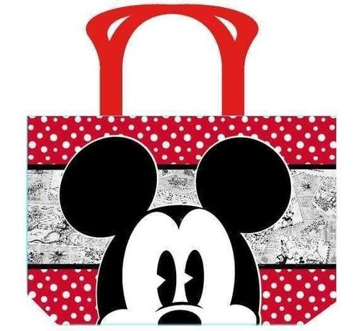 Bolso Pvc Mickey Mousse Rectangular (1029)