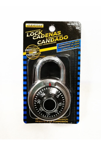 Candado Vintage Dial Protección De Alta Calidad