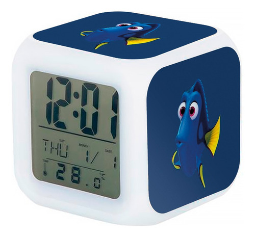 Reloj Despertador Digital Dory Buscando A Nemo Con Alarma