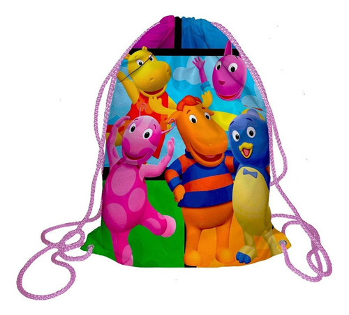 40 Morralito Dulcero Bolo Fiesta Infantil Backyardigans