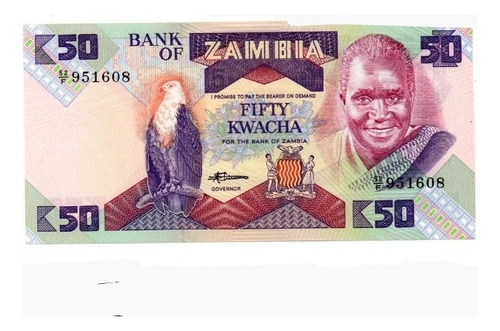 Billete Zambia 50 Kwacha Sin Circular Pack X 3