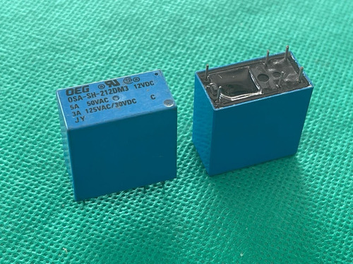 400x Rele Osa-sh-212dm3 12v 3amp 6 Terminais Tyco