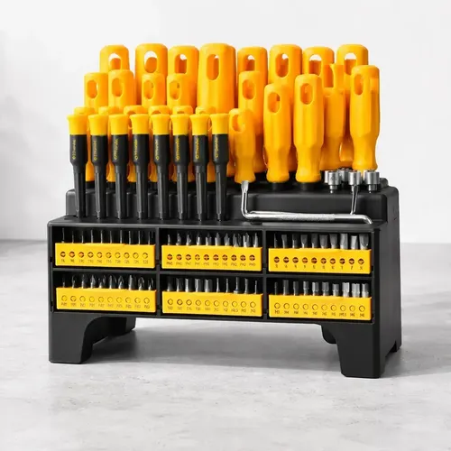 Kit Chaves Profissional Fenda, Phillips, Hex 100 peças - Vonder - R$ 218,49