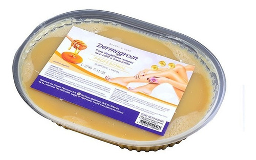 Imagen 1 de 7 de Cera Depilatoria Natural C/ Miel Y Camomilla Bandeja X800g