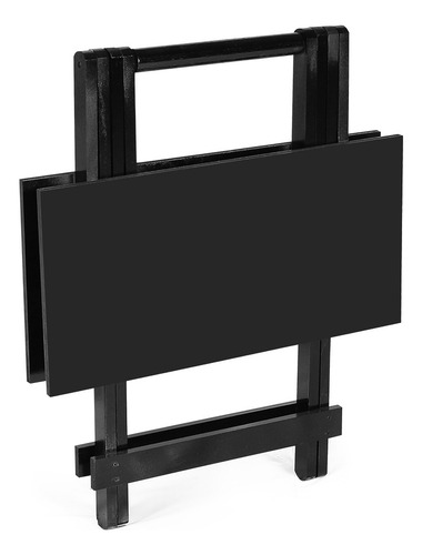 Mesa Bar Dobrável 70 X 70 Avulsa Cor Preto