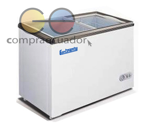 Continental Congelador Horizontal 168 Lt Puerta De Vidrio