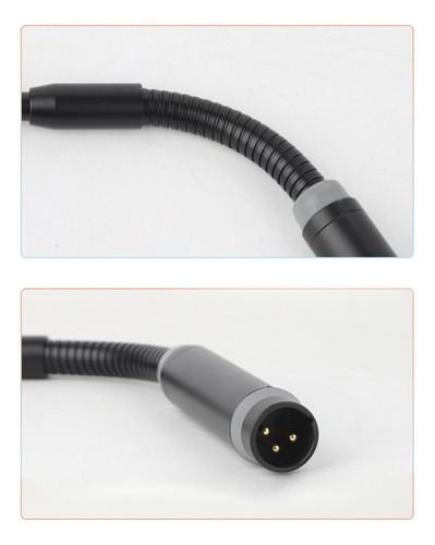 Qe1 Microfone Gooseneck Profissional Durável Com Xlr Para