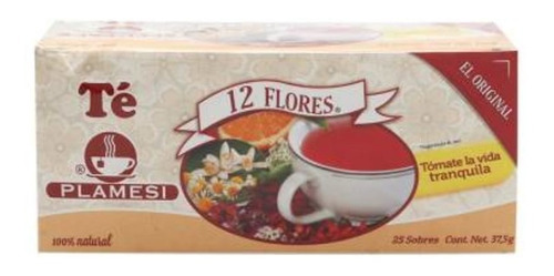 Té Plamesi 12 Flores 25 Sobres Relájate!