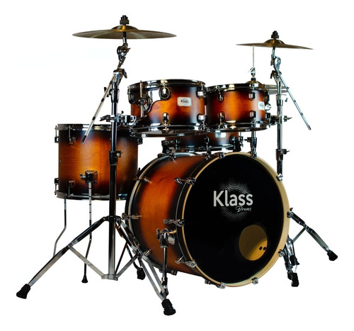 Bateria Klass Drum Sublime 20 Ylw Fire Sunburst 2t