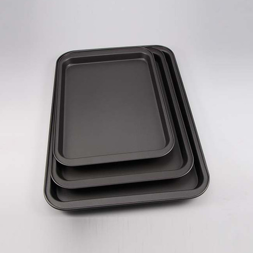 (1 #mold) Bandeja De Placa Retangular De Aço Antiaderente Pa