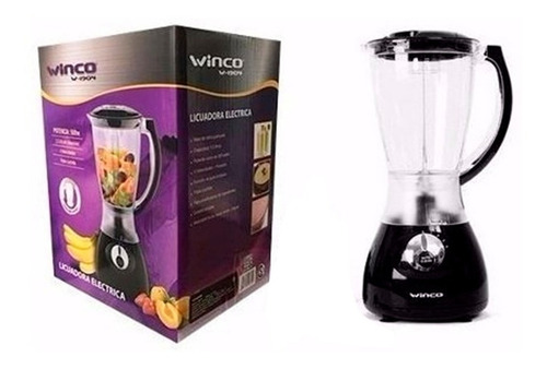 Licuadora Winco W1904 1.5 L con jarra de vidrio 220V