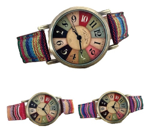 Reloj De Pulsera Trenzado Casual Moda Para Mujeres Y Hombres