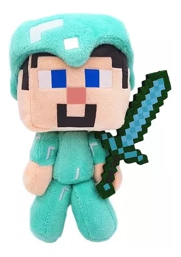 Boneco Steve Pelúcia Minecraft em 2023  Pelucia minecraft, Bonecos de  pelúcia, Pelúcia