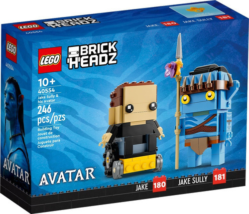 Lego Brick Headz Jake Sully Y Su Avatar 40554 - 246 Pz Cantidad De Piezas 246