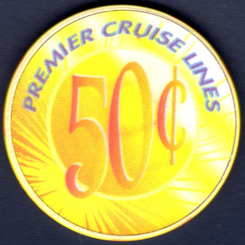 Ficha Token De 50 Cents Premier Cruise Lines Crucero