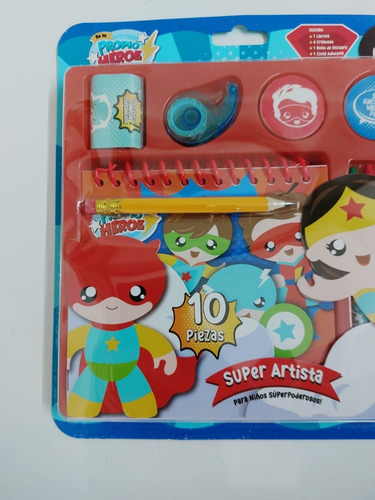 Super Artista.kit Con 10 Elementos. Se Tu Propio Heroe.