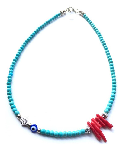 Collar Piedra Turquenita Amuleto