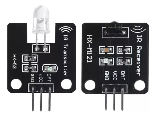 Módulo Infrarrojo Ir 38khz Transmisor + Receptor Sensor 2pz