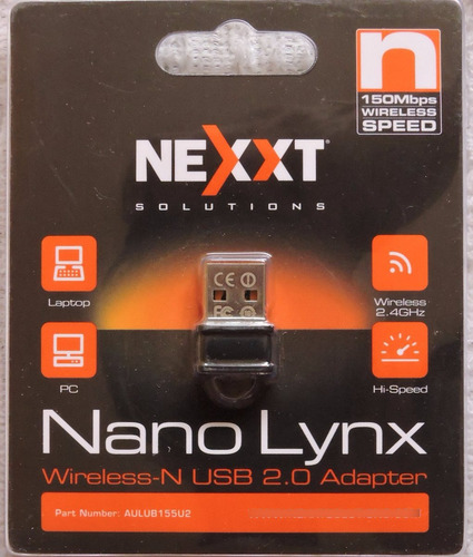 Imagen 2 de 3 de Adaptador Wifi Usb N Nano 150mbps Nexxt