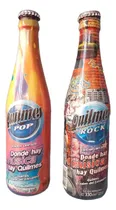 Comprar Conjunto De Botellas De Vidrio Estampadas Quilmes Año 2003