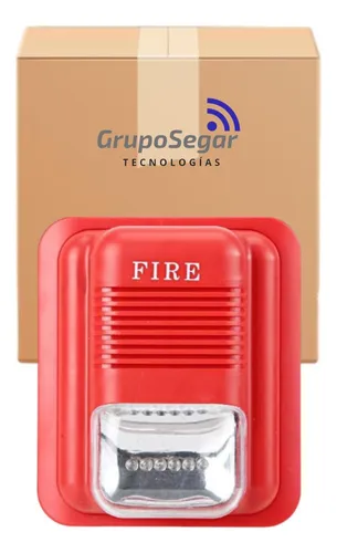comprar Alarma Estroboscopica Alarma Panico Emergencia Doble Estacio