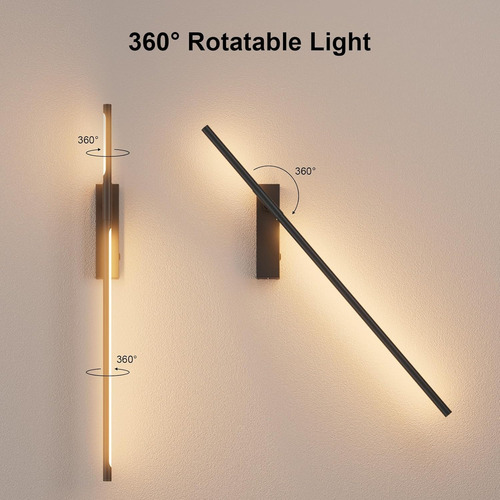 Juego De 1 Aplique De Pared Con Pilas, Recargable De 32,7 Pu