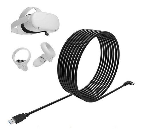 Cable Usb 5mts Para Oculus Link Quest 2 Vr Usb-c A 3.2 5gbps