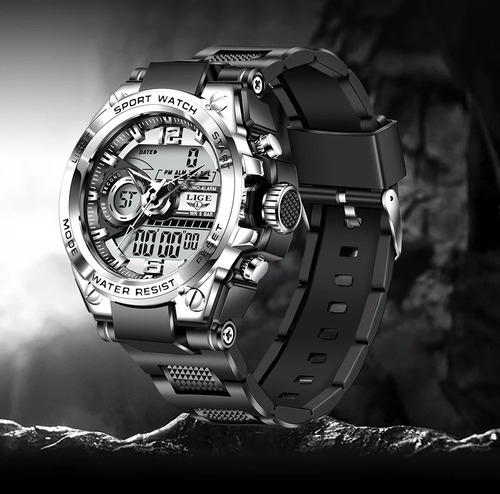 Reloj Digital Deportivo A Prueba De Agua Para Hombre
