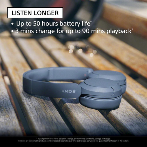 Sony Wh-ch520 Auriculares Bluetooth Usb- C, De Color Rosa
