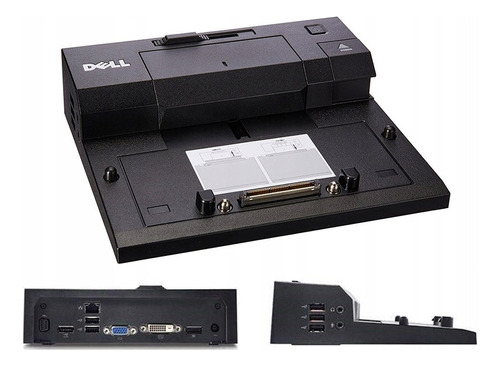 Docking Dell 07k99k Con Fuente 130w Dvi Usb Vga D-port