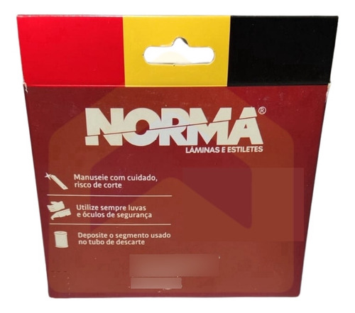 Lâmina Larga 30 Graus 18mm Kit Profissional Com 100 Peças