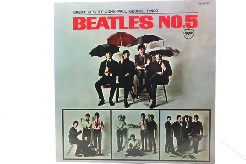 Vinilo The Beatles Beatles No. 5 Re-edición Japonesa 1970