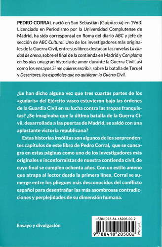Eso no estaba en mi libro de la Guerra Civil, de Corral, Pedro. Editorial Almuzara, tapa blanda en español, 2022