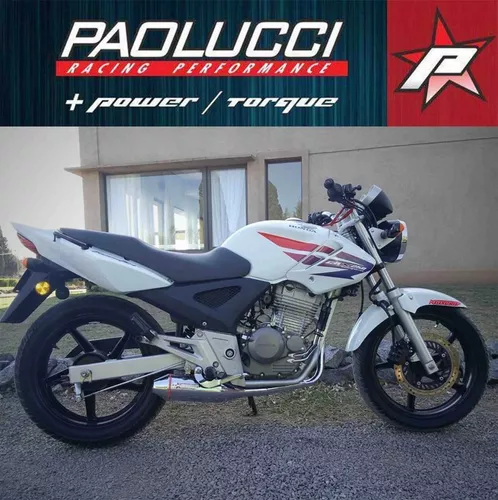 Escape Cbx 250 Twister Honda Cromado Mod. Nitro