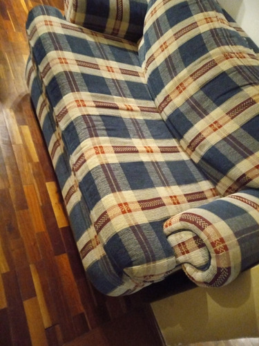 Sillón Cama De Dos Cuerpos Tapizado En Tela Oportunidad !!