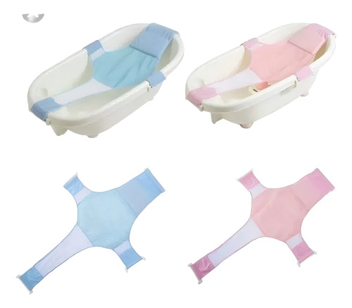 Hamaca Soporte Malla Seguridad Para Tina Baño Bebe Unisex