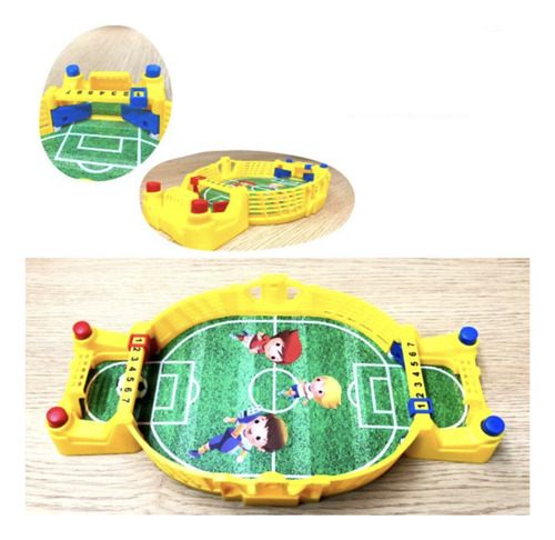 Juego De Mesa Futbol Portátil Plastico Pequeño Para Niños