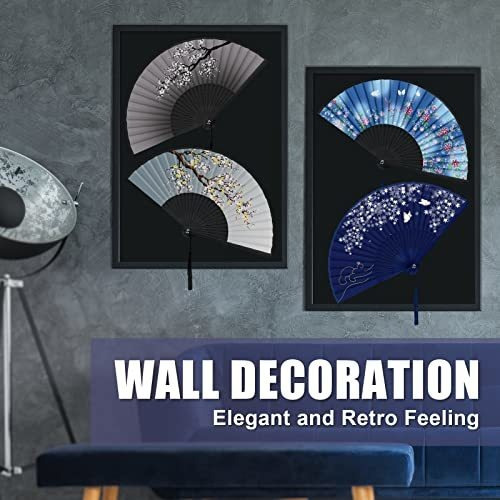 Imagen 4 de 4 de Wearxi Folding Fan - 4 Pcs Chinese Fan, Hand Fans For Women