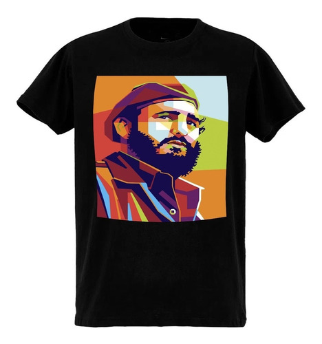 Camiseta T-shirt Fidel Castro Revolucion R17