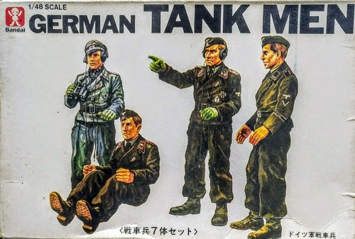 German Tank Men Escala 1/48 Bandai