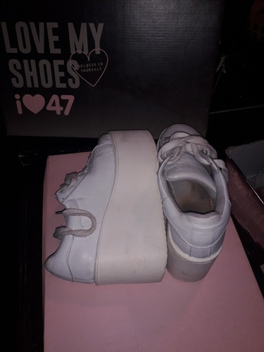 Zapatillas Plataforma 47street Talle 35