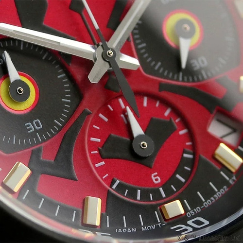 Citizen An3668-55w Tsuno Star Wars Darth Maul ..... Dcmstore Color de la correa Negro Color del bisel Negro Color del fondo Rojo